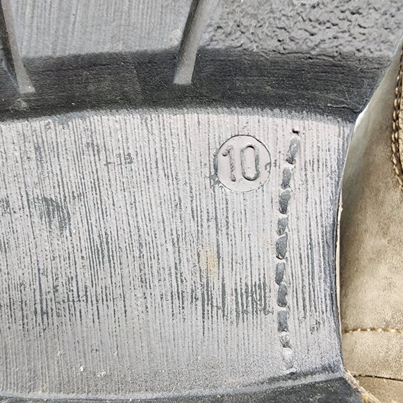 Kenneth Cole Reaction Shoes Mens Size 10 Tan Leather Cap Toe America Boot *Read* main image 14